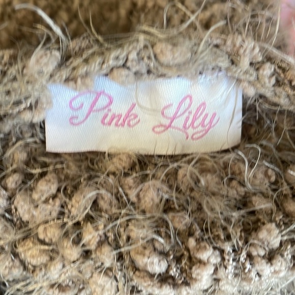 Pink Lily Open Front Eyelash Cardigan - Picture 5 of 6